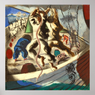 Poster Découverte de l'esquisse terrestre 1941