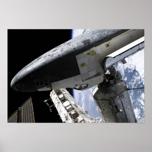 Poster Découverte de navette spatiale ancrée (Devant)
