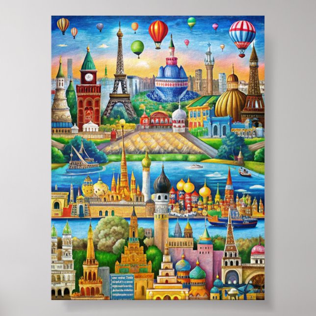 Poster Découvrez la beauté de la diversité culturelle (Devant)