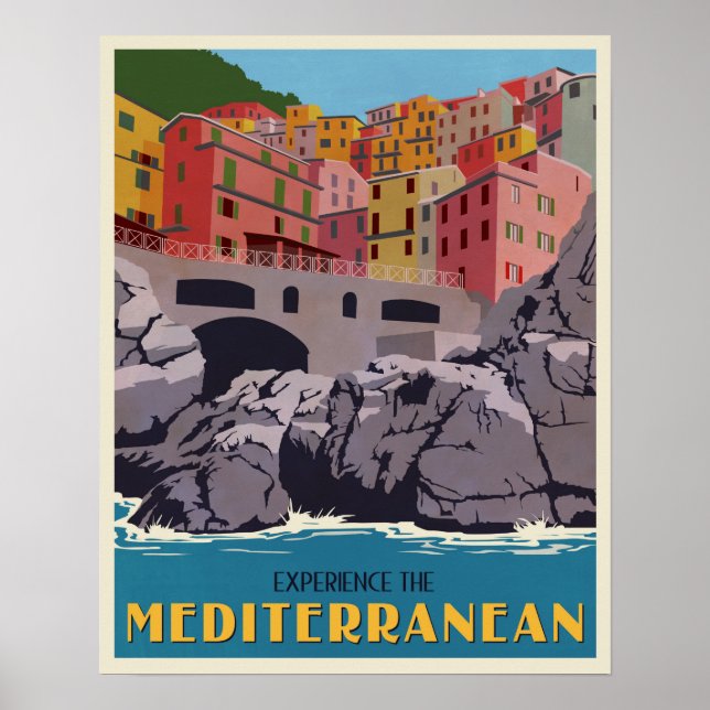 Poster Découvrez la Méditerranée (Devant)