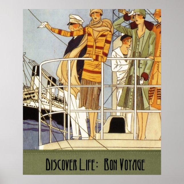 Poster Découvrez la vie : Bon Voyage (Devant)