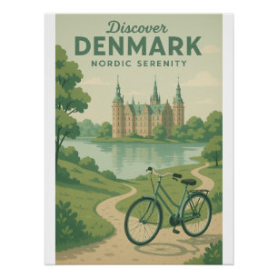 Poster Découvrez le Danemark - Sérénité nordique