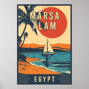 Poster Découvrez le paradis de la mer Rouge Marsa Alam en