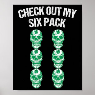 Poster Découvrez Mon Shamro Crâne Jour de la Saint Patric