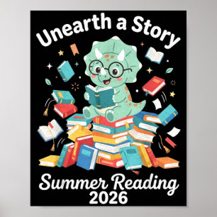 Poster Découvrez une histoire lecture estivale 2026 bibli
