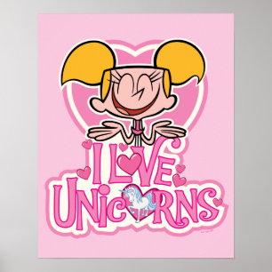 Poster Dee Dee - I Love Unicorns