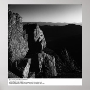 Poster Deep Canyon Desert Research Station par Ansel Adam