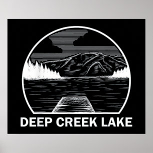 POSTER DEEP CREEK LAKE MARYLAND