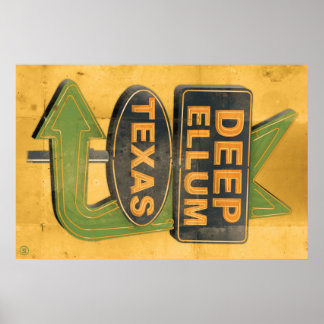 Poster Deep Ellum Texas