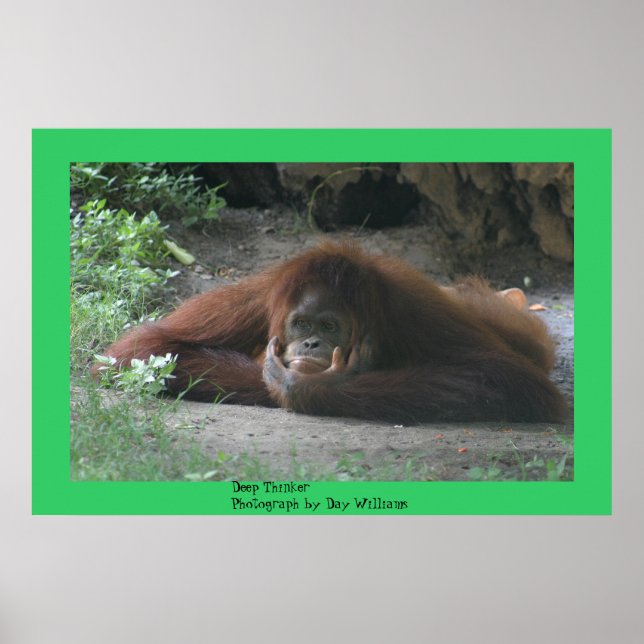 Poster Deep Thinker (Devant)