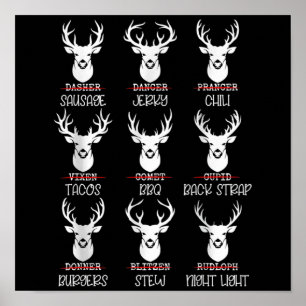 Poster Deer Hunter Buck Amateurs Tous Shanta