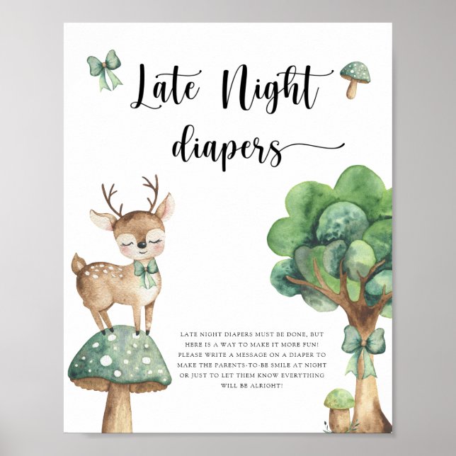 Poster Deer - Late night couches jeu (Devant)