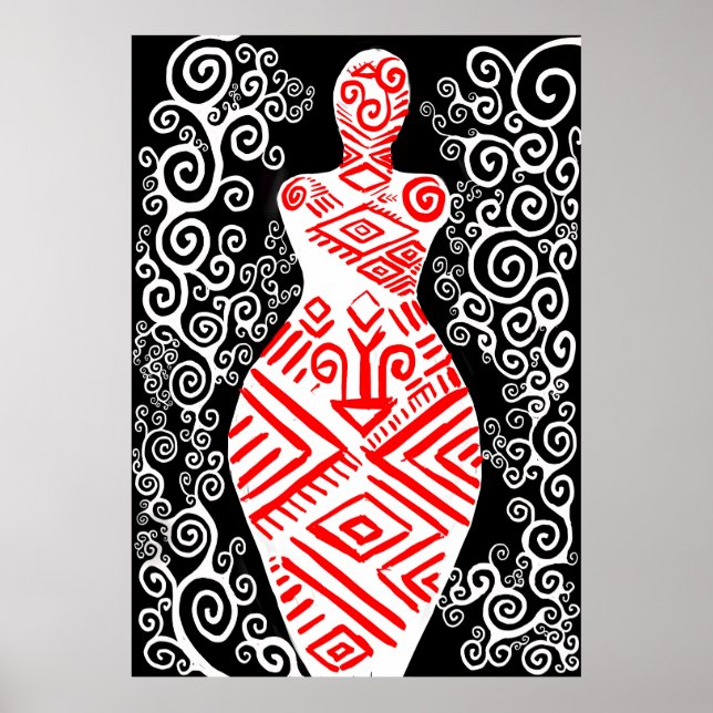 Poster Déesse ancienne (Devant)