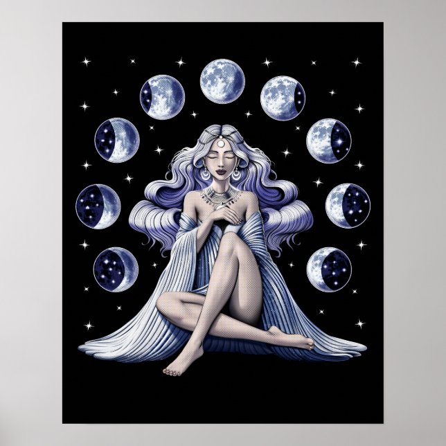 Poster Déesse de la lune (Devant)