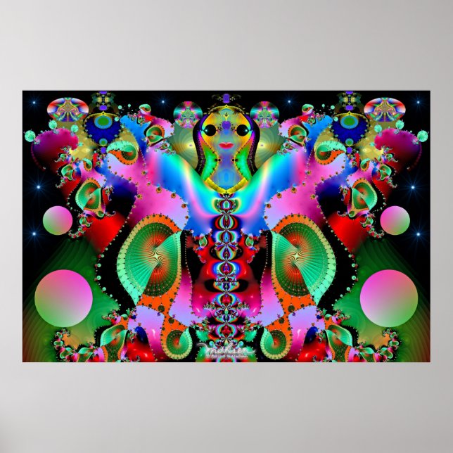 Poster Déesse des couleurs (Devant)