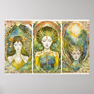 Poster Déesse d'or