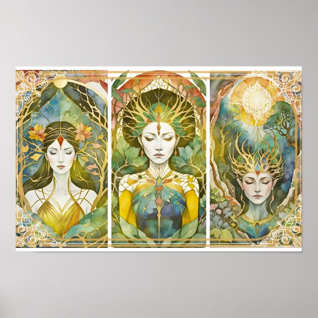 Poster Déesse d'or (Devant)