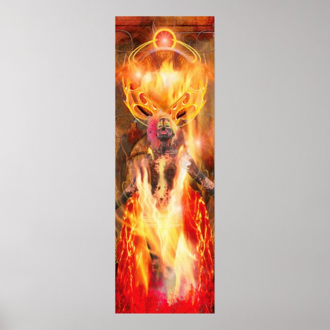 Poster Déesse du feu PELE (Devant)