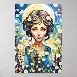 Poster Déesse du printemps