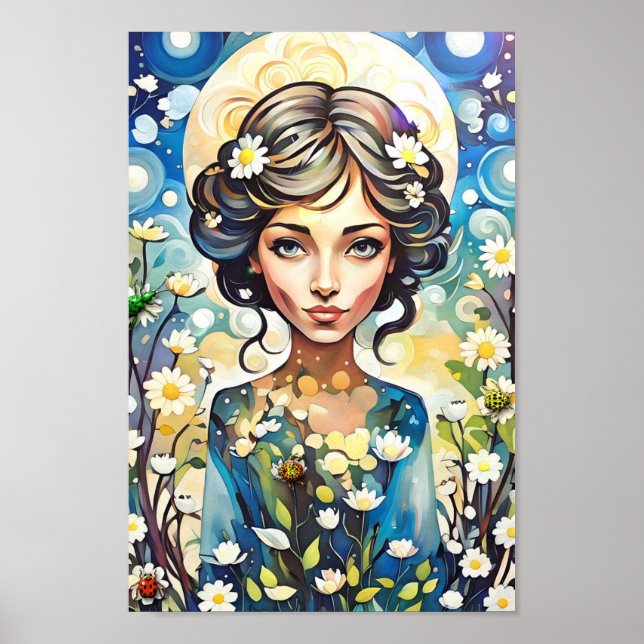 Poster Déesse du printemps (Devant)