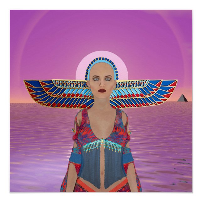 Poster Déesse égyptienne (Devant)