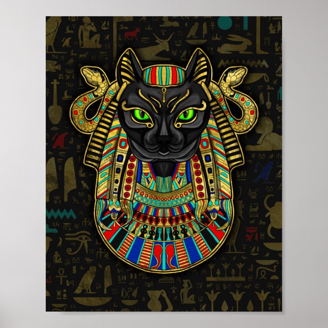 Poster Déesse égyptienne Bastet (Devant)