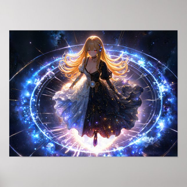 Poster Déesse étoilée (Devant)