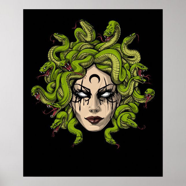 Poster Déesse Medusa (Devant)