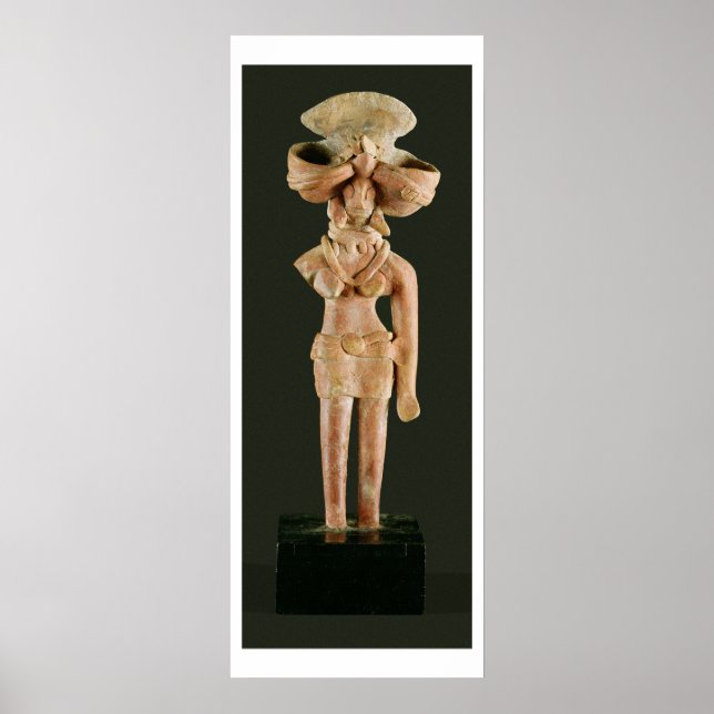 Poster Déesse mère en terre cuite, Mohenjodaro, 2300-1750 (Devant)