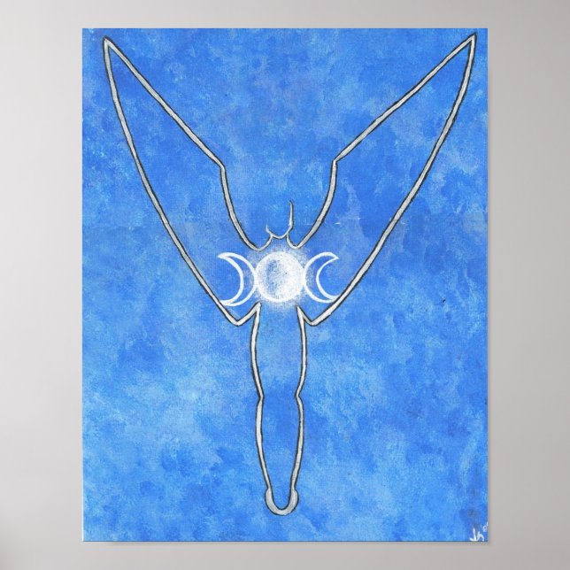 Poster déesse montante (Devant)