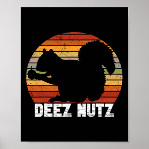 Poster Deez Nutz Casse-noix Écureuil Gopher Chipmunk Dees