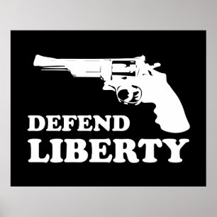 Poster Défendre la liberté
