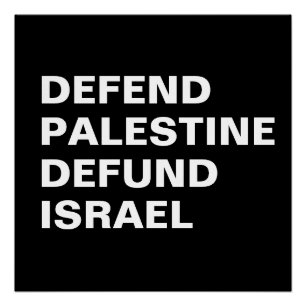 Poster Défendre la Palestine pour le remboursement d'Isra