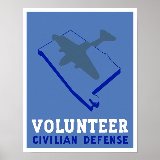 Poster Défense civile de l'Alabama — APM (Devant)