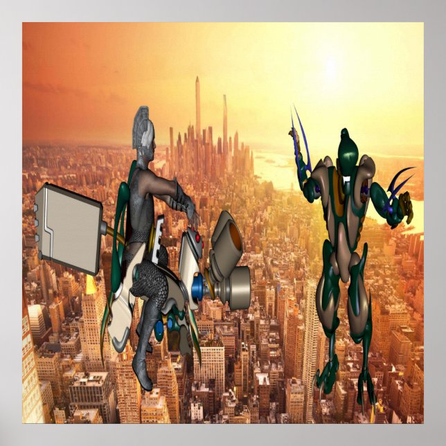 Poster Défense de la planète Terre (Devant)