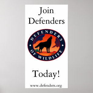 Poster Défenseurs de faune