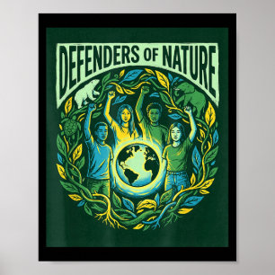 Poster Défenseurs de la journée de la Terre amoureux de l