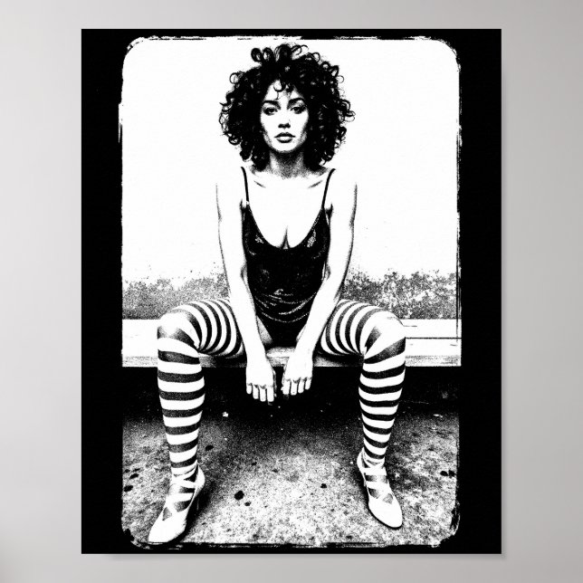 Poster Défiance rayée (Devant)