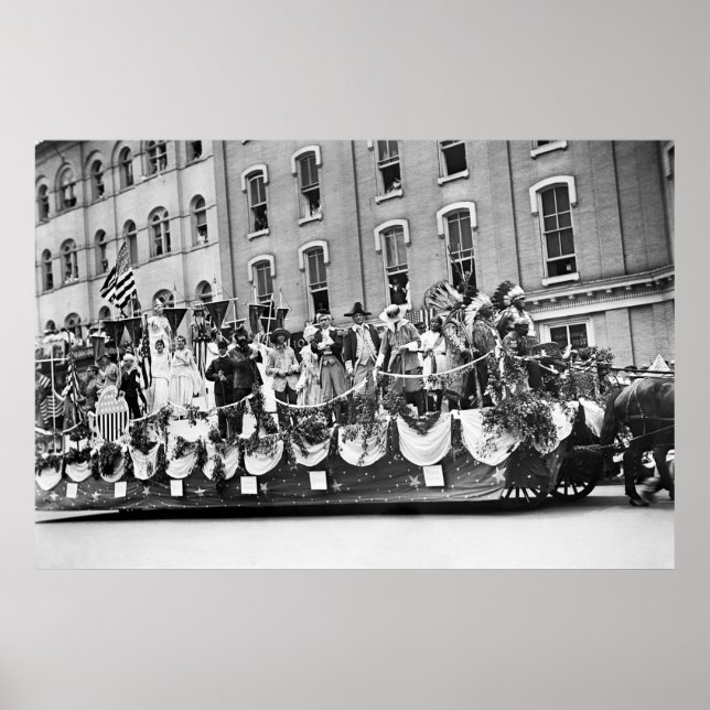 Poster Défilé de préparation à la Première Guerre mondial (Devant)