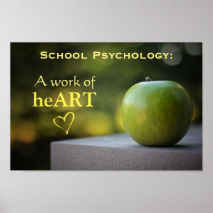 Poster défini sur la psychologie scolaire