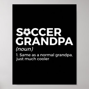 Poster Définition de grand-père drôle de football