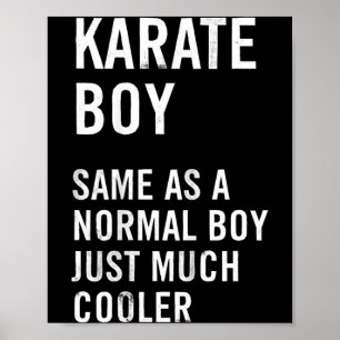 Poster Définition de Karate Boy Drôle