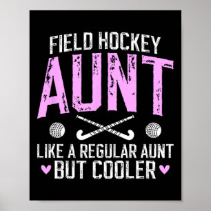 Poster Définition de Tante de Hockey sur Gazon Joueuse de