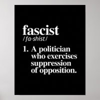 Définition fasciste - Un politicien qui nous exerc