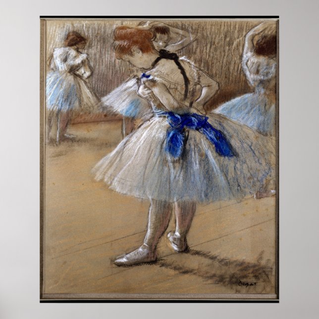 Poster Degas Étude d'un danseur (Devant)