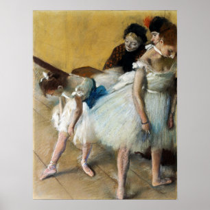 Poster Degas - Examen de danse