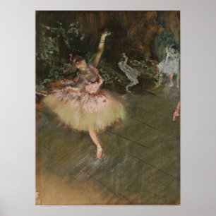 Poster Degas - La star