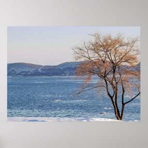 Poster Dégel printanier, embarcadère de Steamboat