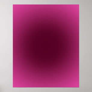 Poster Dégradé de l'aura de Bourgogne rose 16x20
