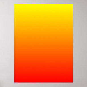 Poster Dégradé Ensoleillé